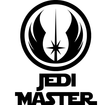 Camisetas para padres e hijos Maestro jedi - TenVinilo