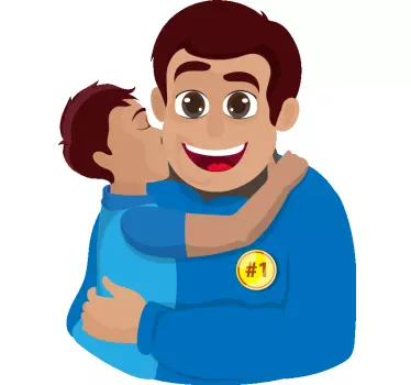 Camisetas para padres e hijos Padre y pronto dibujos animados - TenVinilo