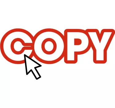 Camisetas para padres e hijos Copia y pega con cursor - TenVinilo