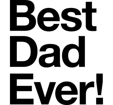 Camisetas padre e hijo mejor papá de todos - TenVinilo