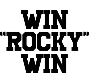 Camiseta "win rocky win" - TenVinilo