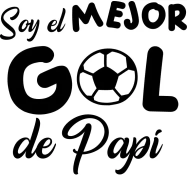 Body bebé Soy el mejor puntaje de papá - TenVinilo