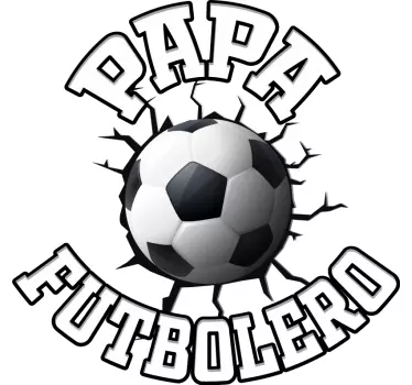 Camiseta para padres e hijos futboleros - TenVinilo