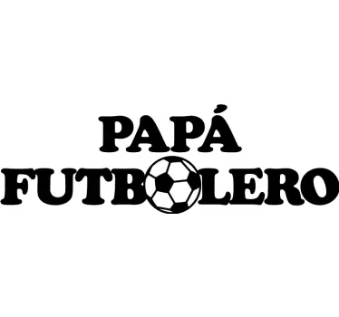Camiseta para padres e hijos futboleros - TenVinilo