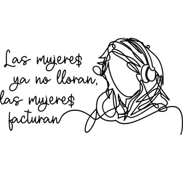 Buzo mujeres facturan - TenVinilo
