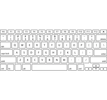 Remera teclas de teclado de computadora - TenVinilo