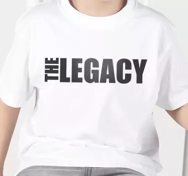 Camisetas para padres e hijos Leyenda de la oración y legado - TenVinilo