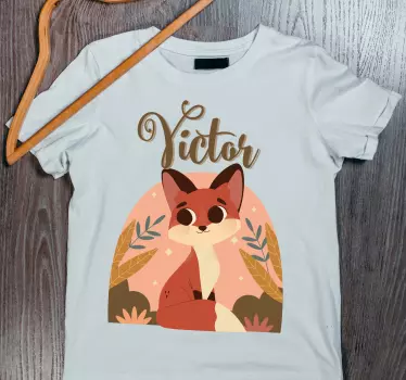 Body bebé Lindo zorro para niño con nombre - TenVinilo