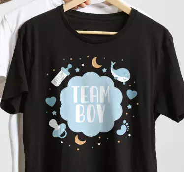 Camiseta bebé equipo divertido niño - TenVinilo