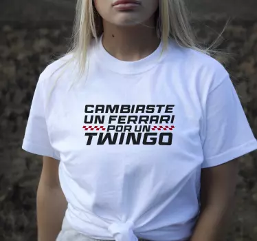 Camiseta cambio - TenVinilo
