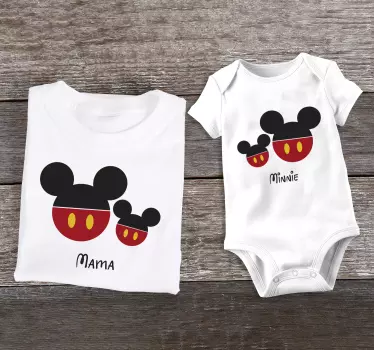 Camiseta mama e hija Equipo disney madre e hija - TenVinilo