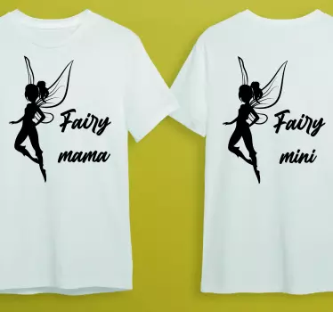 Camiseta mama e hija Hada mama y mini - TenVinilo