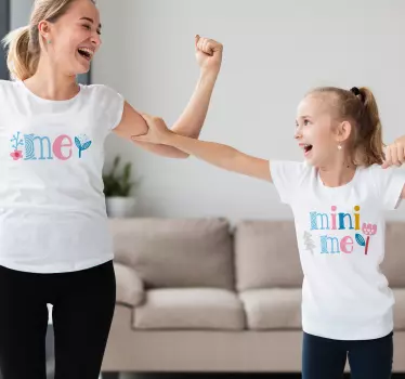 Camiseta mama e hija Yo y yo mini - TenVinilo