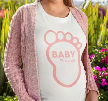 Camiseta para madres It's a Girl - TenVinilo