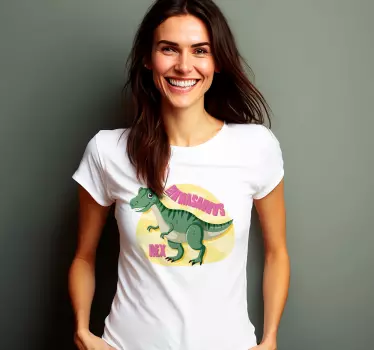 Camiseta para madres Mamasaurio rex - TenVinilo