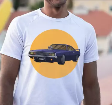 Camisetas padre e hijo coche clásico muscle - TenVinilo