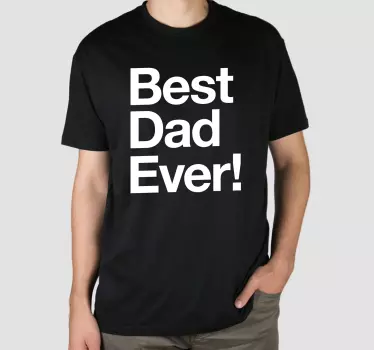 Camisetas padre e hijo mejor papá de todos - TenVinilo