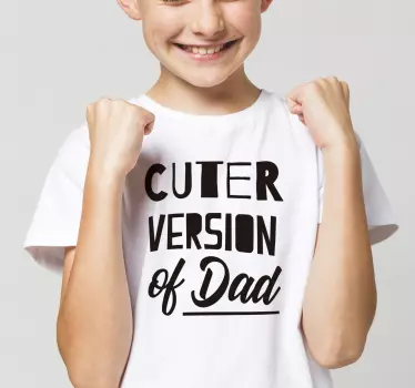 Camisetas padre e hijo versión más linda - TenVinilo