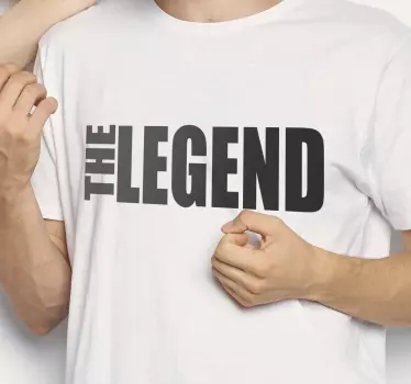Camisetas para padres e hijos Leyenda de la oración y legado - TenVinilo