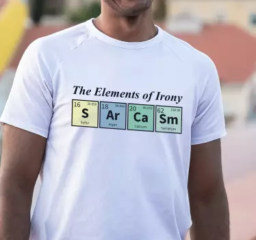 Remera los elementos de la ironía - TenVinilo
