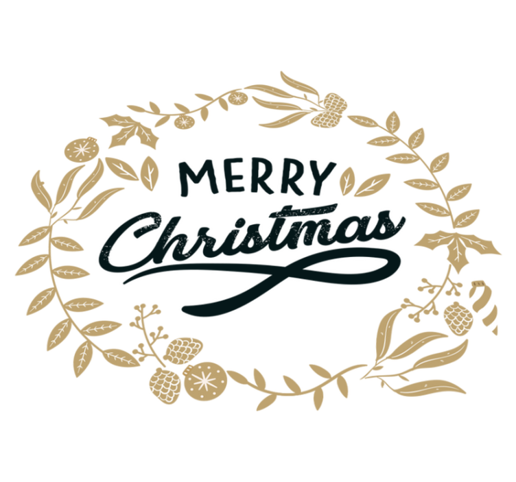 Alfombra vinílica navidad bordado floral - TenVinilo