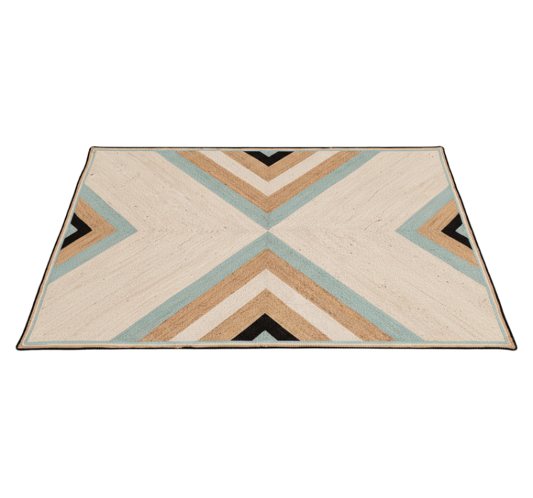 Alfombras vinílicas diseño beige tribu - TenVinilo
