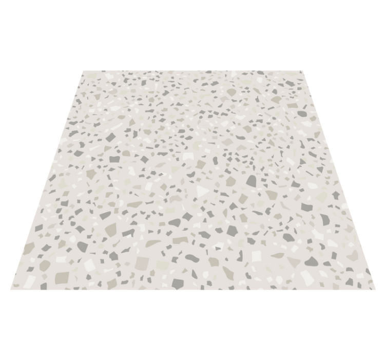 Alfombra vinílica cocina terrazzo gris - TenVinilo