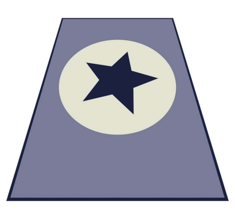 Alfombra vinílica de estrellas centro de mesa estrella - TenVinilo