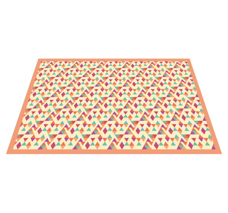 Alfombra vinílica mosaico corredor con diseño de mosaico - TenVinilo