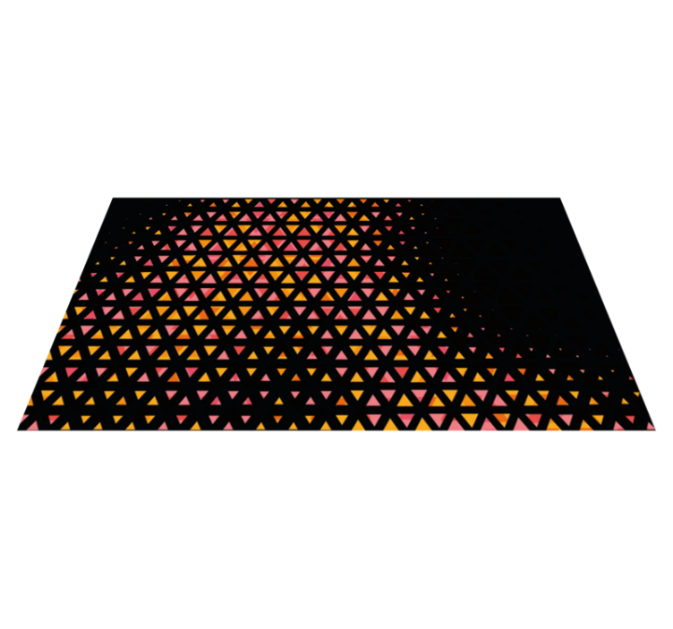 Alfombra de vinilo geométrica Triángulos abstractos - TenVinilo