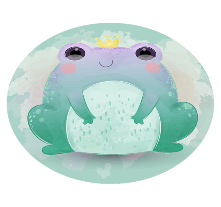 Aflombra vinílica animales Sapo de alfombra de vinilo para niños - TenVinilo