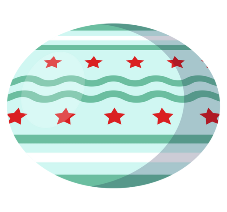 Alfombra vinílica de estrellas motivo de estrella acuática - TenVinilo