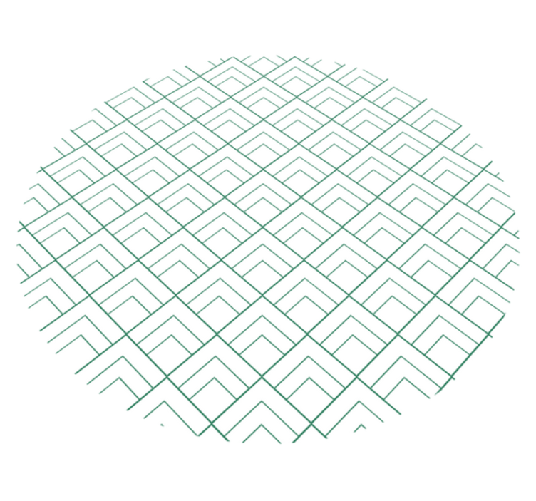 Alfombras vinílicas modernas Motivo cuadrado de diseño - TenVinilo