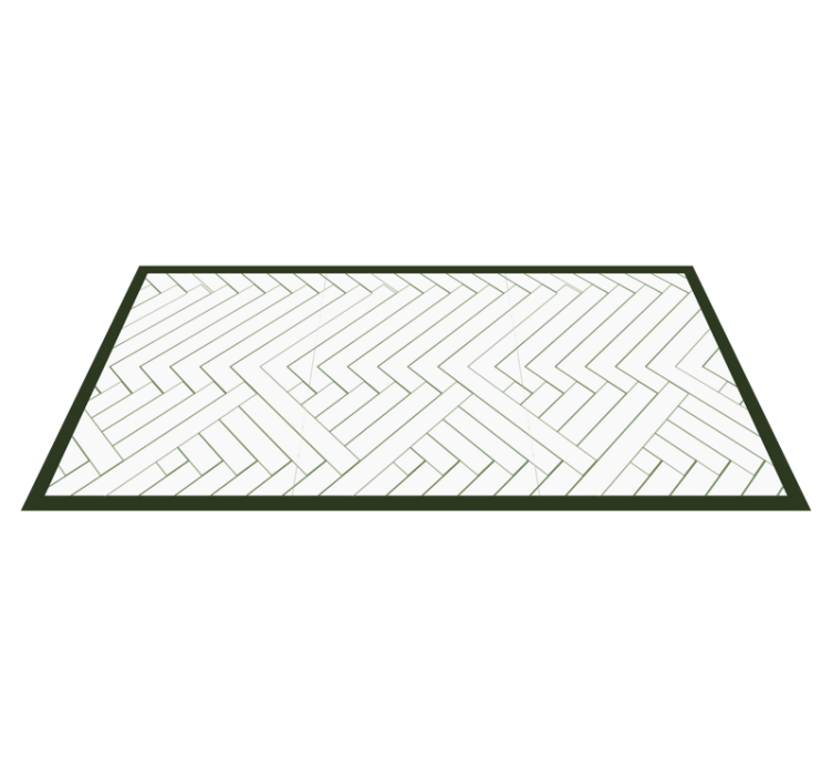 Alfombra vinílica cocina corredor de cocina chevron - TenVinilo