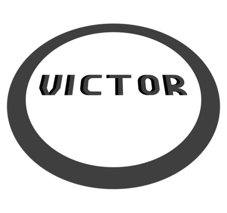 Alfombra vinílica personalizable monograma personalizado - TenVinilo