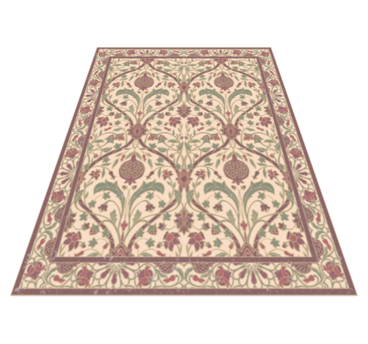 Alfombras vinílica moderna persien beige - TenVinilo