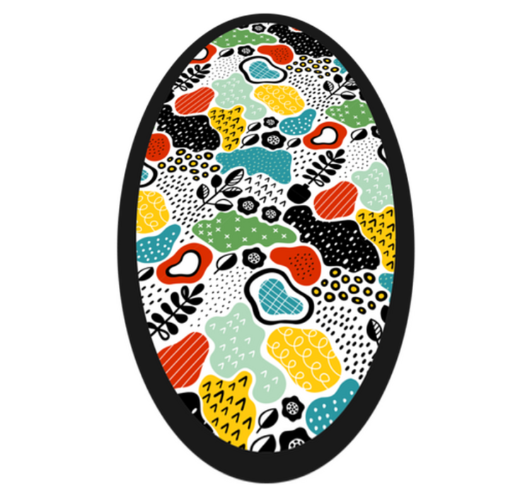 Alfombra vinílica juvenil diseño colorido - TenVinilo