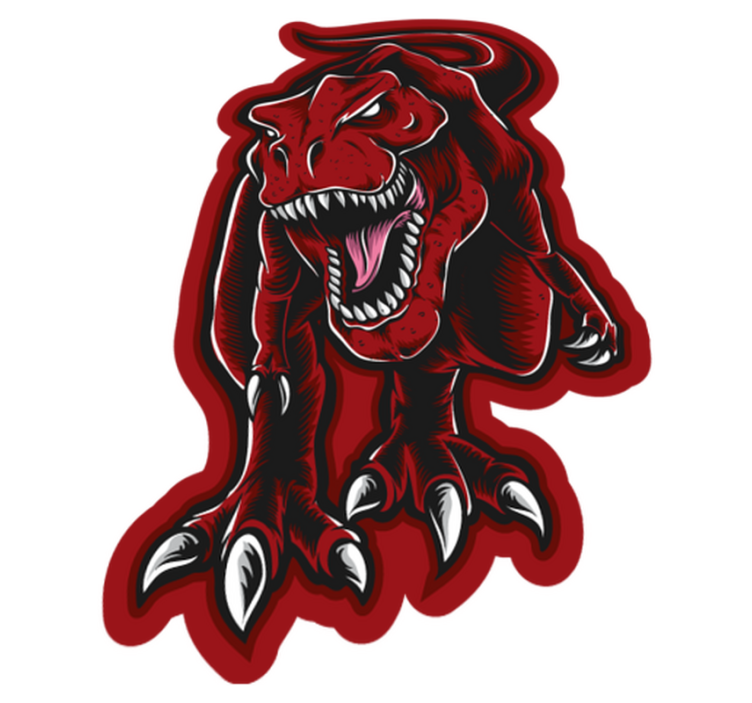 Aflombra vinílica animales dinosaurio feroz - TenVinilo