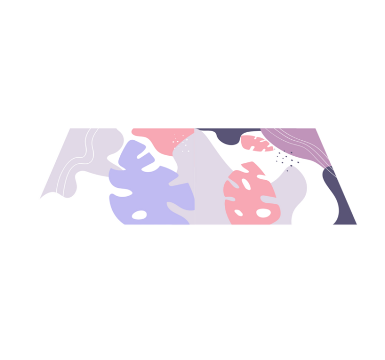 Alfombra vinílica imitación monstruo abstracto - TenVinilo