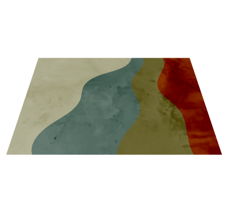 Alfombra vinílica nórdica Con cuatro colores - TenVinilo