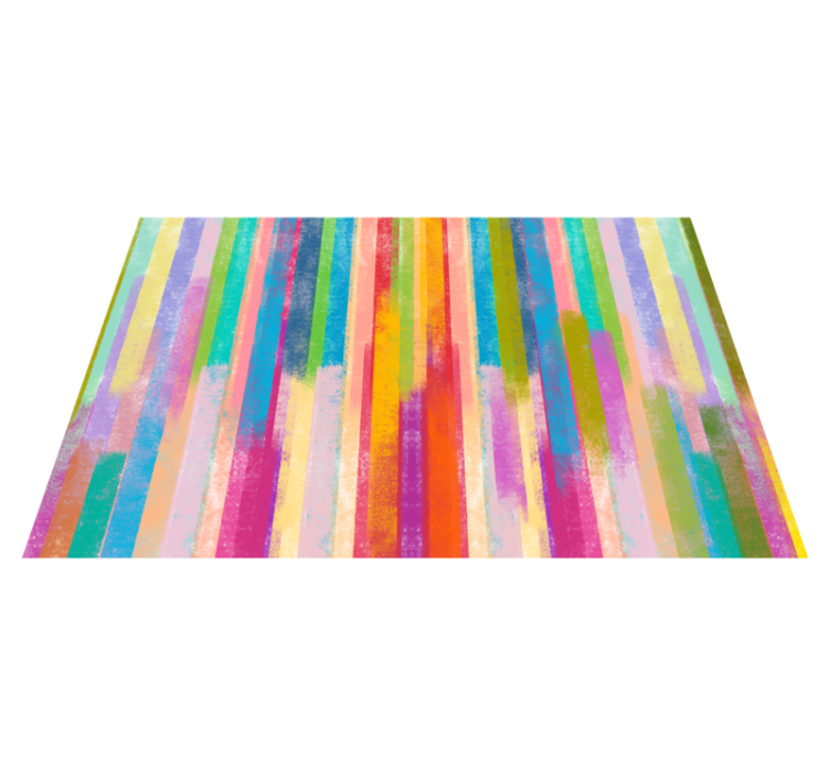 Alfombra vinilo mosaico Trazos multicolores - TenVinilo