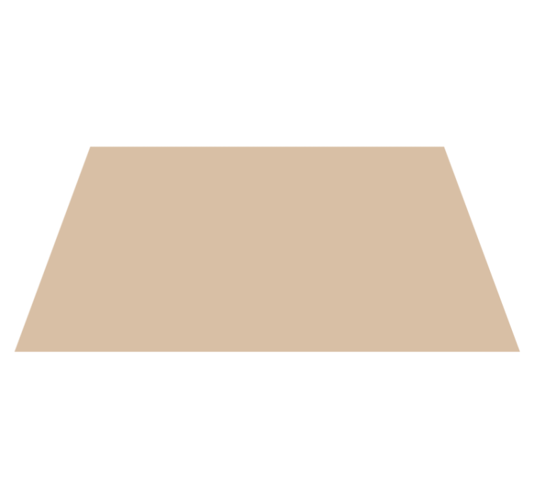 Alfombra vinílica rectangular beige - TenVinilo