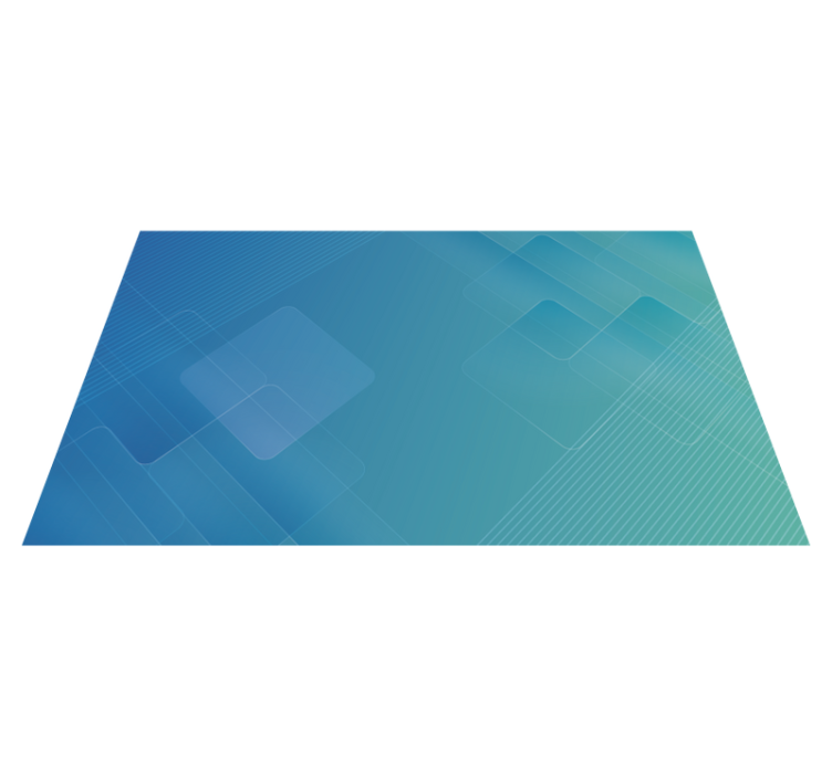 Alfombras vinílicas modernas Abstracto azul y blanco digital - TenVinilo