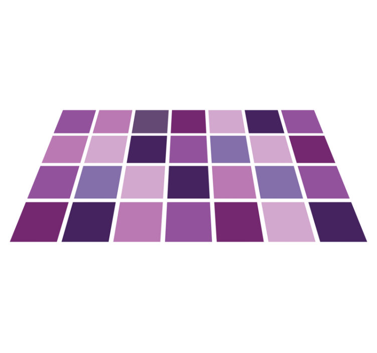 Alfombras de vinilo de azulejos Azulejos morados - TenVinilo