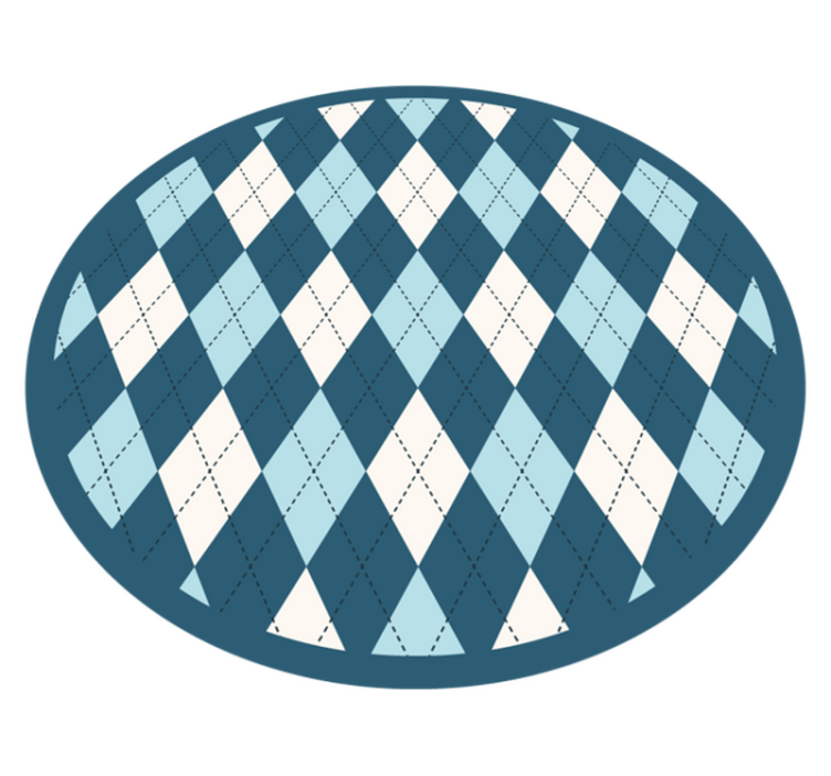 Alfombra vinílica geométrica elegancia en rombo - TenVinilo