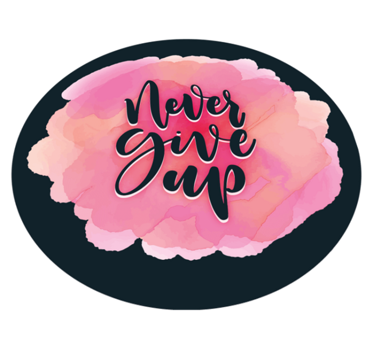 Alfombra vinílica frase perseverar sin descanso - TenVinilo