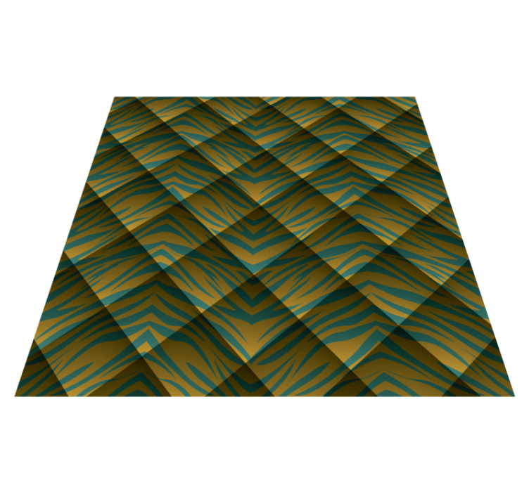 Alfombra vinílica animal print fusión cebra - TenVinilo