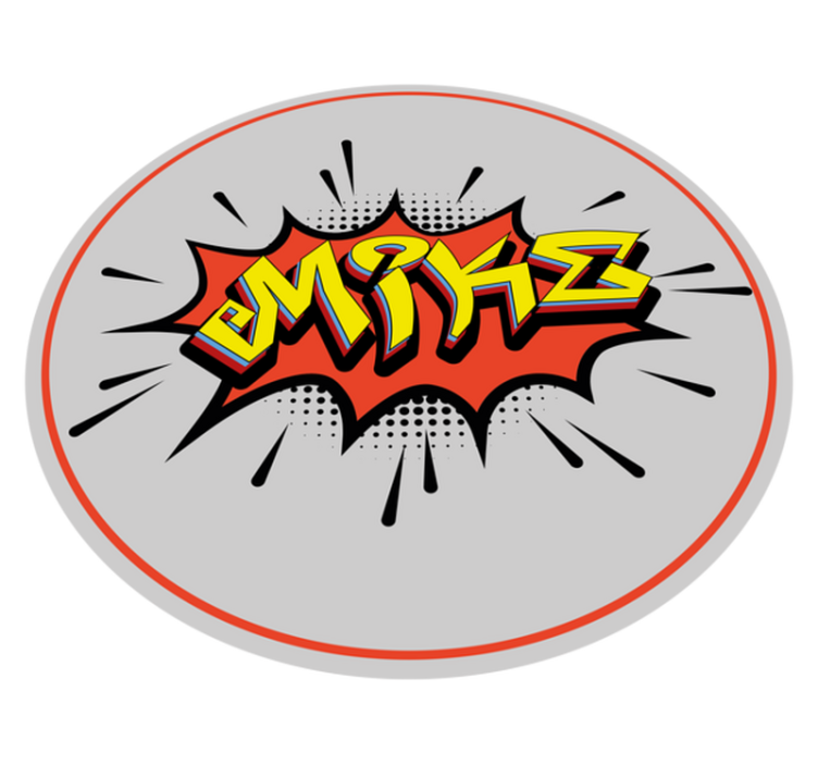 Alfombra vinílica personalizable Graffiti estilo bombardeo - TenVinilo