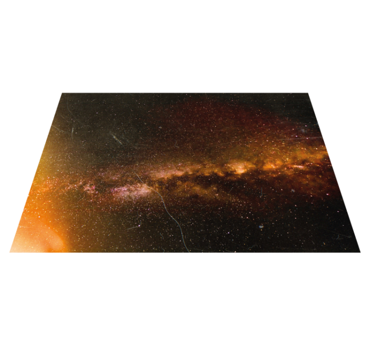 Alfombra vinílica de estrellas vista de la galaxia cósmica - TenVinilo