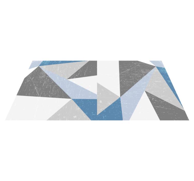 Alfombra vinílica geométrica patrón geométrico de mármol - TenVinilo